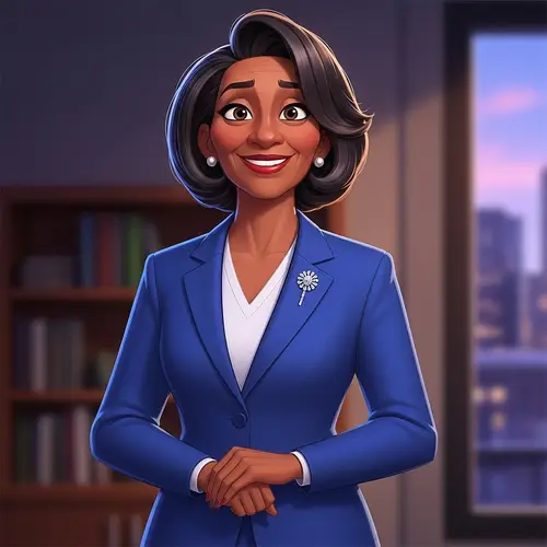 Middle-Aged African Descent Female Politician | Confident Smile