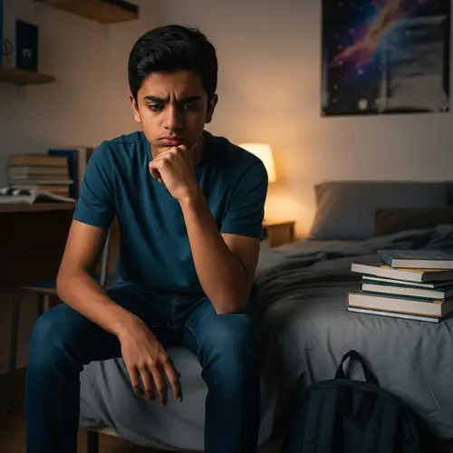 Reflective Moments: A Teenage Boy's Introspection