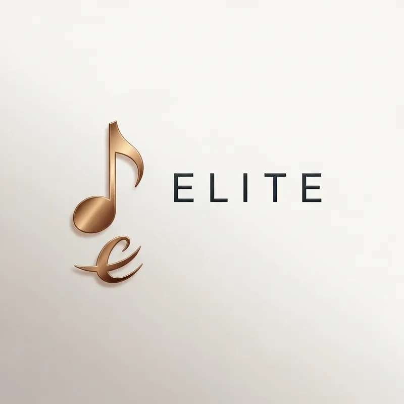 Elegant Crotchet Symbol Logo | ELITE Luxury Brand