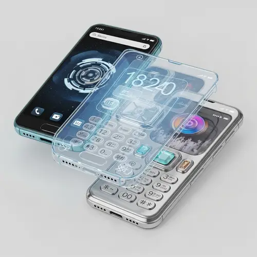 Futuristic Cell Phones in 3024 - Advanced Communication Technology