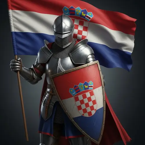 Croatian Knight in Shining Armor | Hyper-Realistic Historical Painting