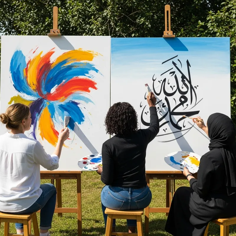 Empowering Women through Art | Diverse Creations on Canvas