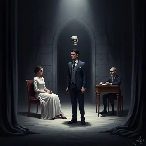 Surreal Tableau: A Vision of Eternal Contrasts