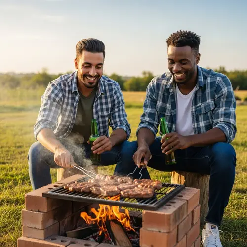 Country BBQ Grilling with Friends | Joyful Outdoor Cooking