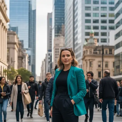 Light Skin Baddie: Confident, Fashionable Woman in Urban Setting