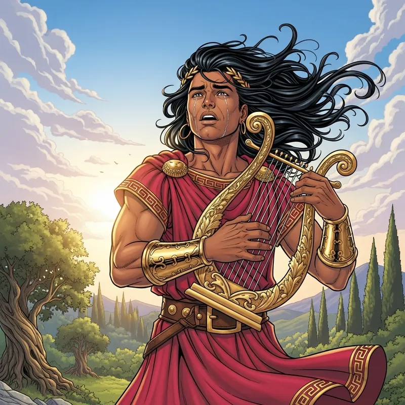 Orpheus in Greek Mythology: Comic Style Interpretation