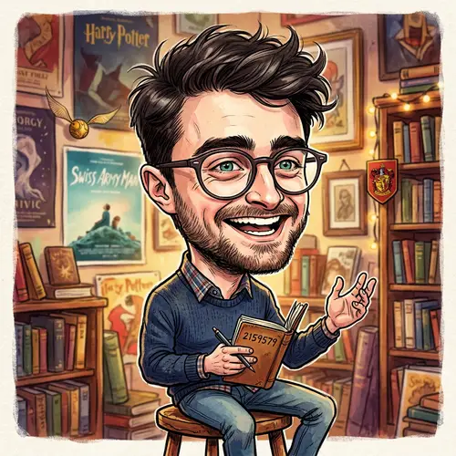 Daniel Radcliffe Caricature Art
