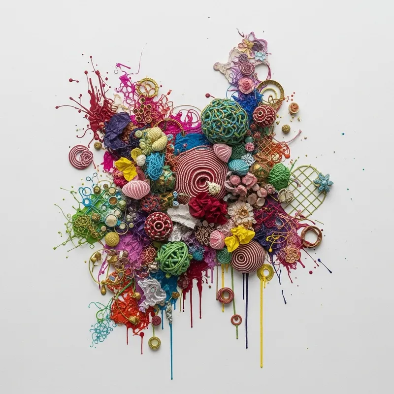 Nontraditional Art: A Daring Fusion of Abstract Designs