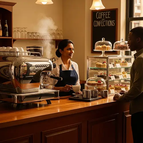 Quaint Cafe: Coffee and Confections