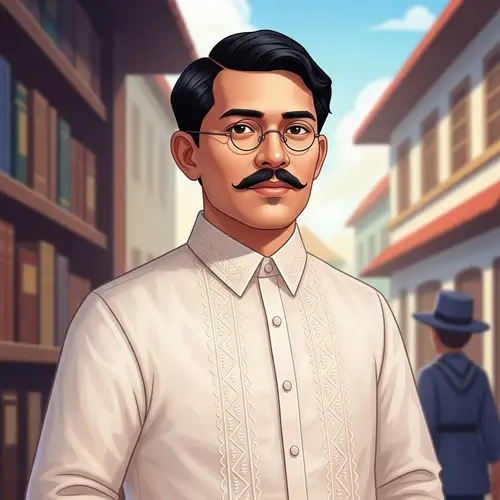 Jose Rizal Digital Art - Historical Figure from Philippines