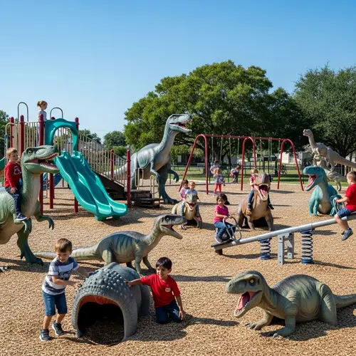 Thrilling Theropod Playground for Fun & Adventure | Kids Play Area