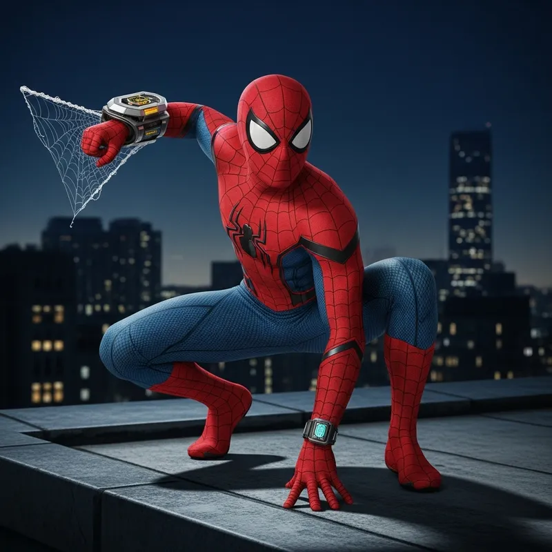 Spiderman Transformation: New Spider-Inspired Costume Spiderman Transformation: New Spider-Inspired Costume