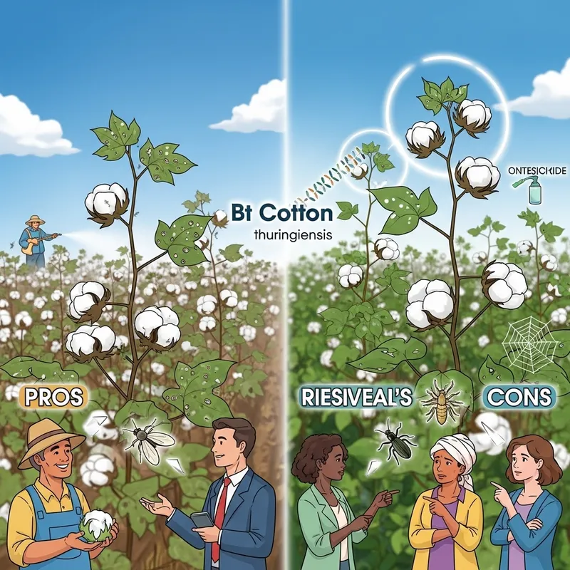 Bt Cotton: Sustainable Farming Impact and Ethical Controversies
