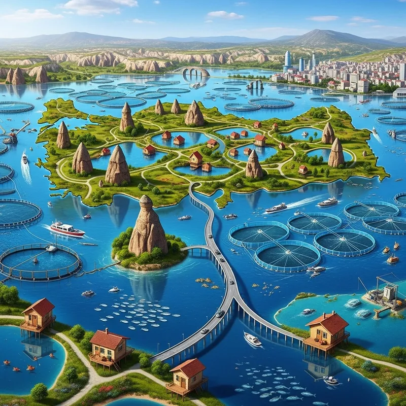 Türkiye Fish Farming: A Waterworld Landscape Türkiye Fish Farming: A Waterworld Landscape
