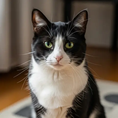 Black and White Cat - Cute Cat Photos