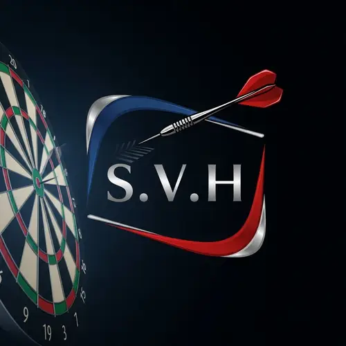 Logo Design for Dart Player | S V H Initials