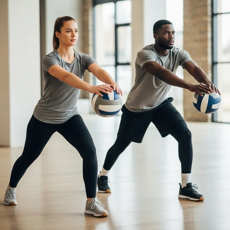 Dynamic Volleyball Workout Exercise Dynamic Volleyball Workout Exercise