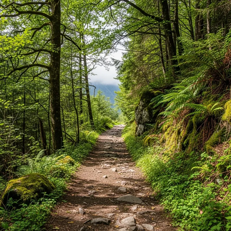 Serenity in Nature: Inviting Winding Trails