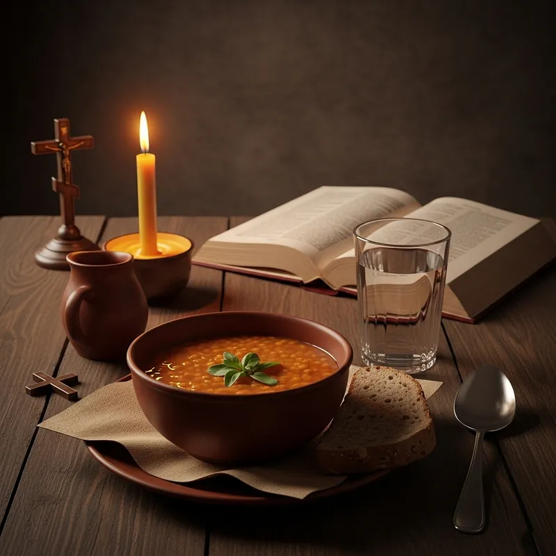 Exploring The Great Fast: A Symbolic Scene of Lent in Eastern Orthodox Traditions