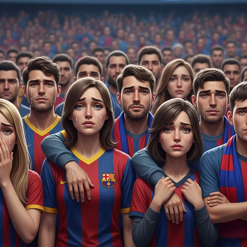 Barça Fans in Tears: A Heartbreaking Moment Barça Fans in Tears: A Heartbreaking Moment