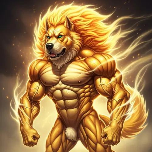 Super Saiyan Dog Phase 3 - Majestic Power Unleashed