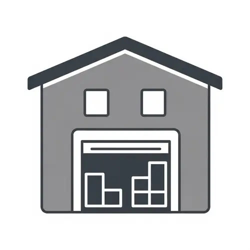 Warehouse Icon Design - Simple & Professional