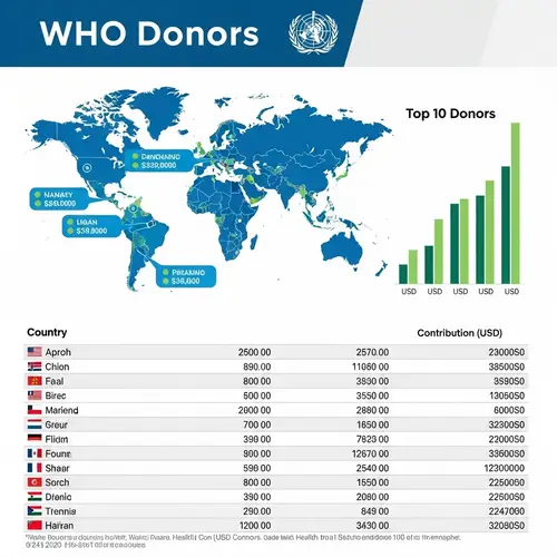WHO Donors List by Country and Contribution Amount