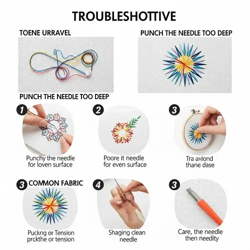 Troubleshooting Guide for Punch Needle Embroidery