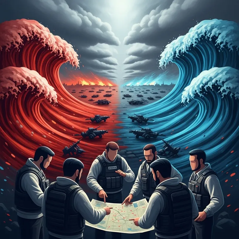 Abstract War and Politics: A Visual Representation