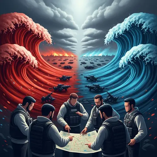 Abstract War and Politics: A Visual Representation