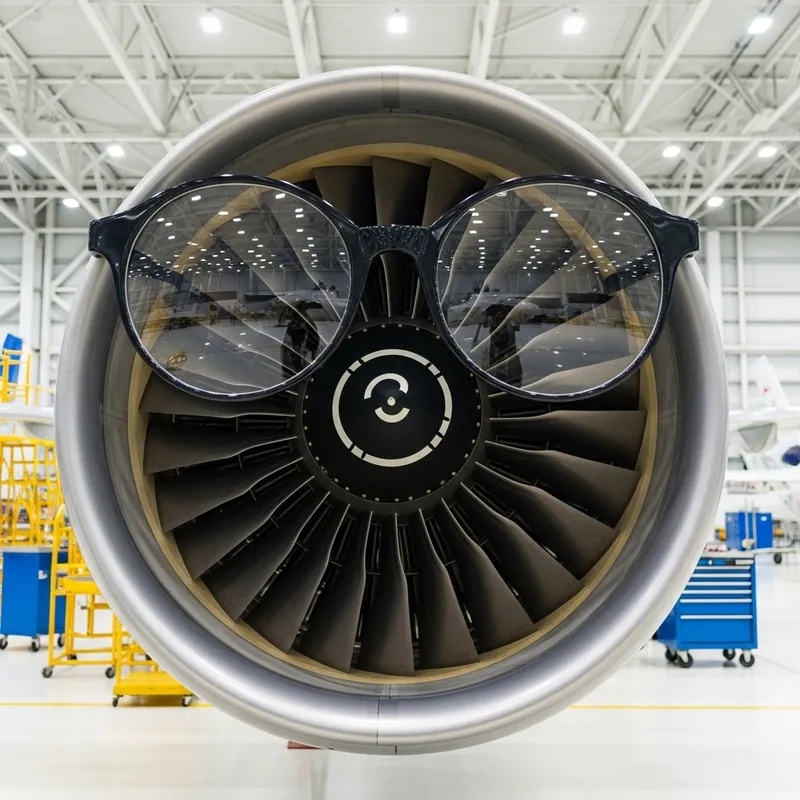 Gözlüklü Turbofan Engine | Unique and Creative Image