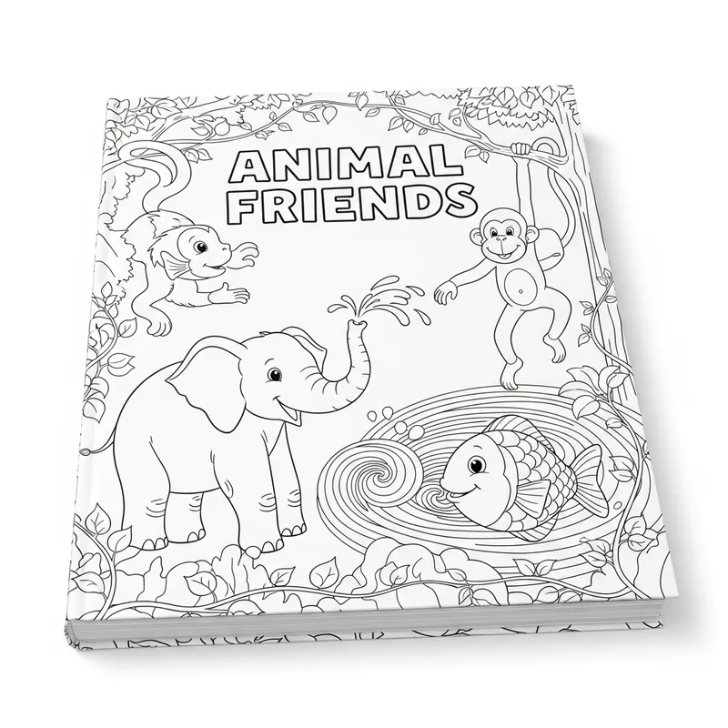 Animal Friends Colouring Activity Book