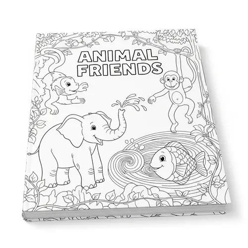 Animal Friends Colouring Activity Book