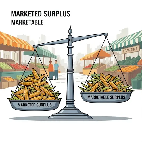 Marketed Surplus vs. Marketable Surplus in Agriculture