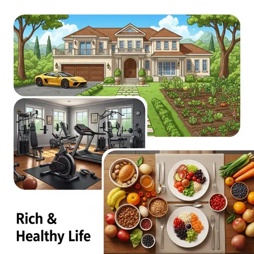 Luxurious Mansion with Home Gym and Organic Garden | Healthy Life Concept