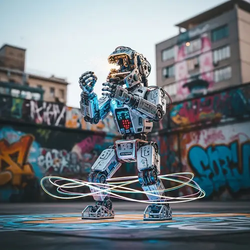 Autonomous Beatboxing Robot on Graffiti Stage