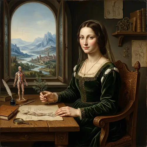 Renaissance Era Artwork Inspired by Leonardo Da Vinci
