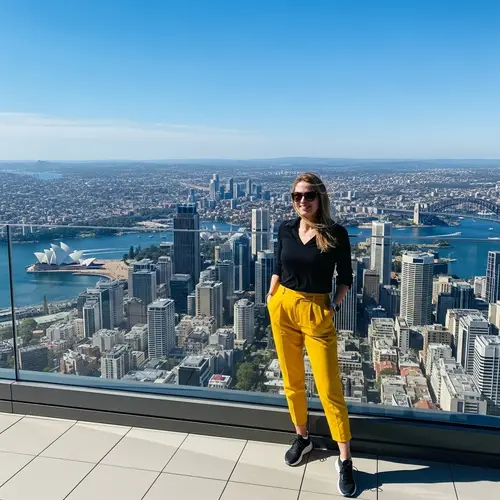 Exhilarating Cityscape View from Sydney Skyscraper