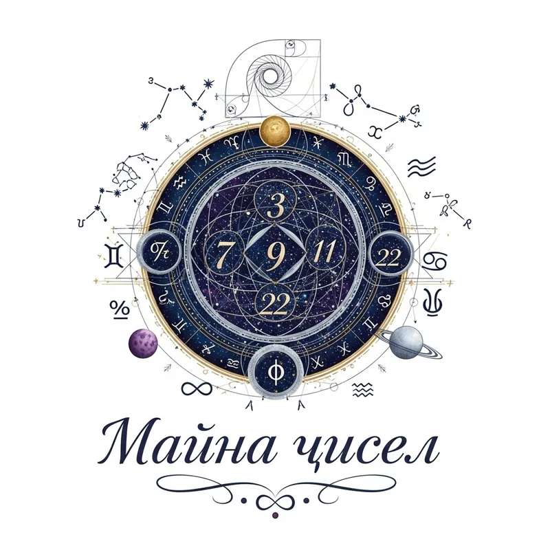 Numerology-Themed Logo Design | Mystery of Numbers | Тайна чисел