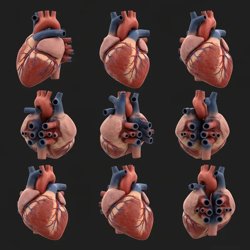 The Human Heart: 360 Degrees Illustrated