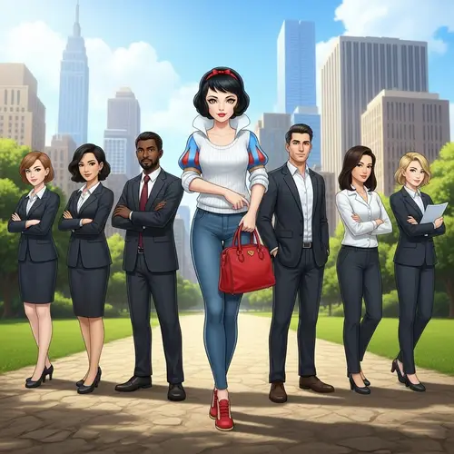 Modern Snow White: A Stylish Fairytale Reimagined