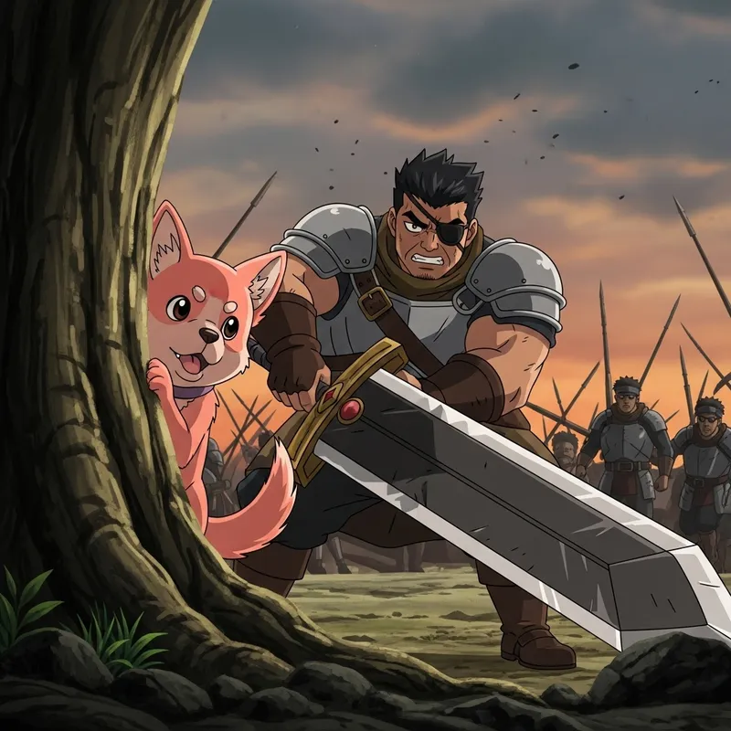 Courageous Dog Guts Berserk Character Clash