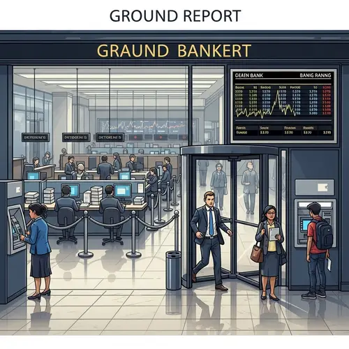 Detailed Ground Report from a Busy Bank Environment