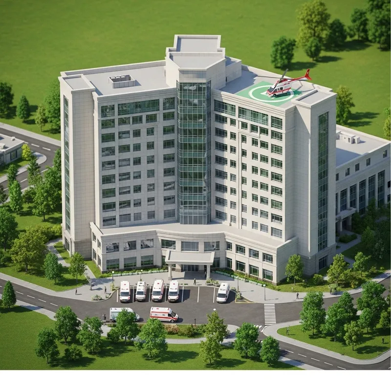 3D Hospital Model for Theotown Plugin