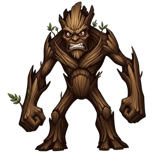 Angry Groot with Intimidating Aura