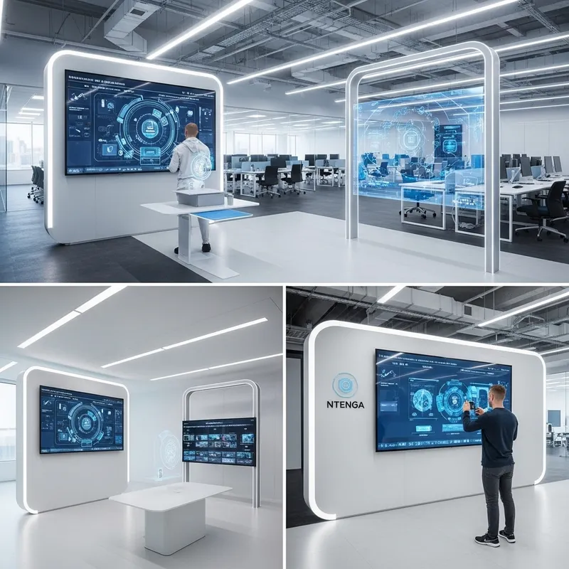 Ntenga Marketing Agency: Futuristic AI-Powered Hub with Sleek Design