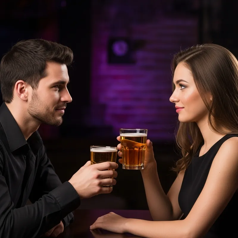 Captivating Love Story: Meeting in Stylish Club