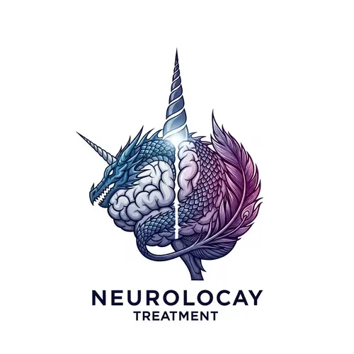 Neurological Treatment Logo with Mythical Creatures | Top-Tier Resilience
