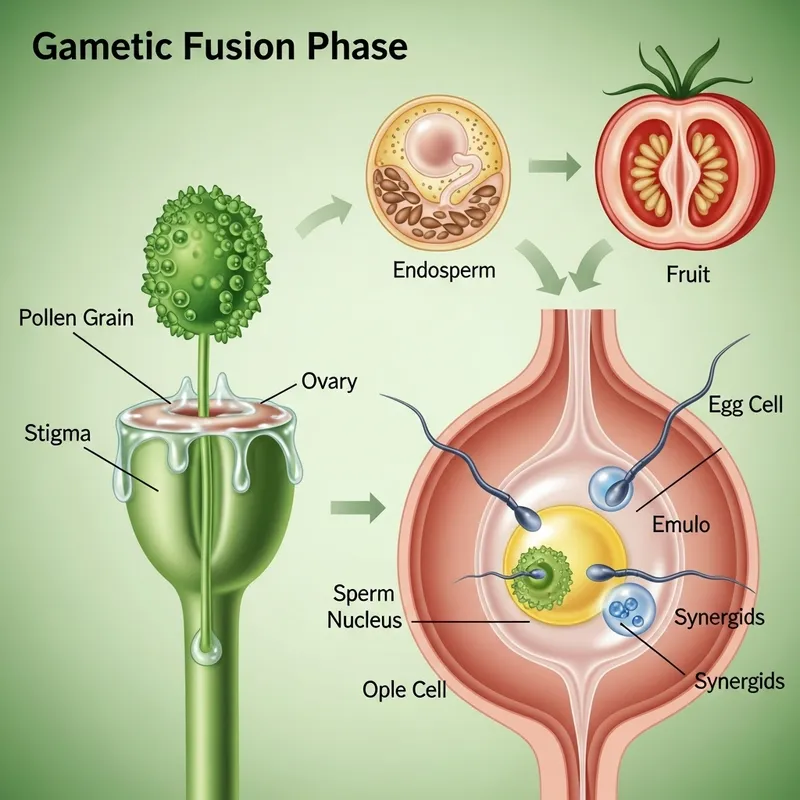 Embryo Development & Fruit Formation: Gametic Fusion Phase