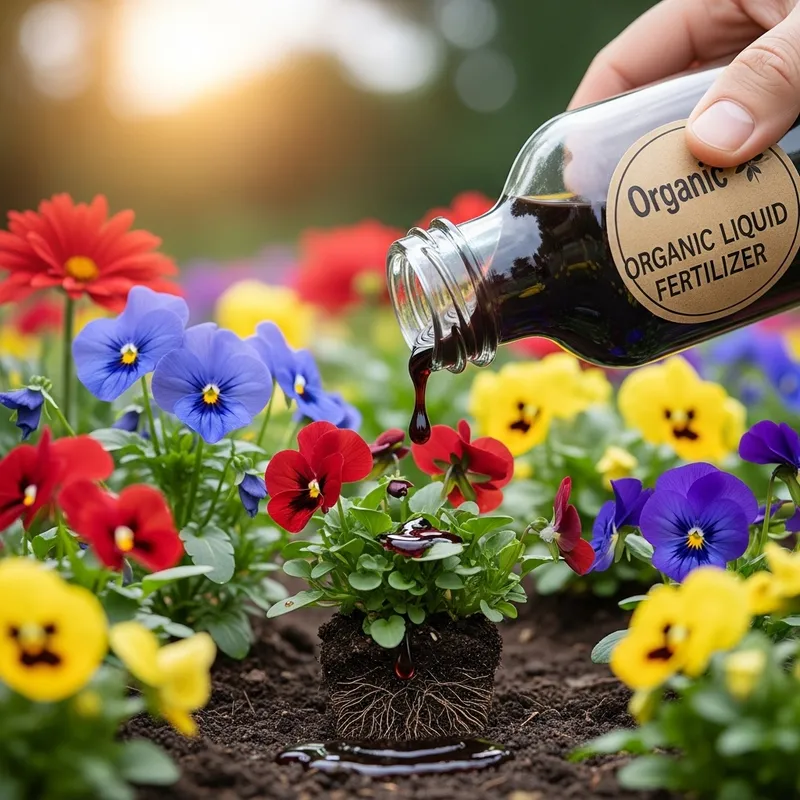 Organic Liquid Fertilizer for Vibrant Flowers